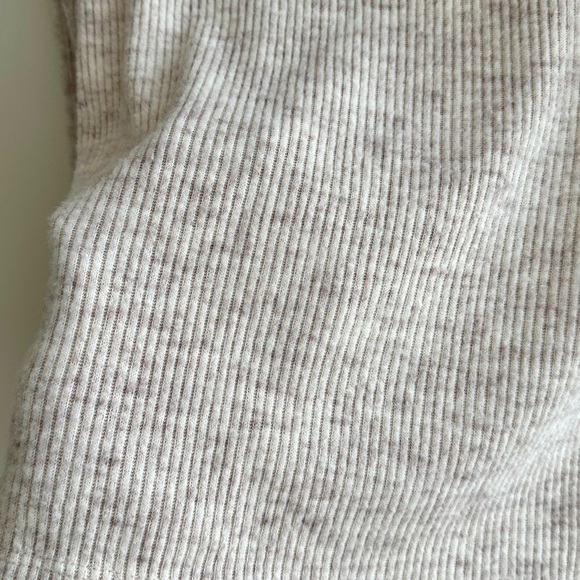 DOLAN Mockneck Long Sleeve Sweater with Keyhole Neckline, Tan, Size XS - Picture 12 of 16